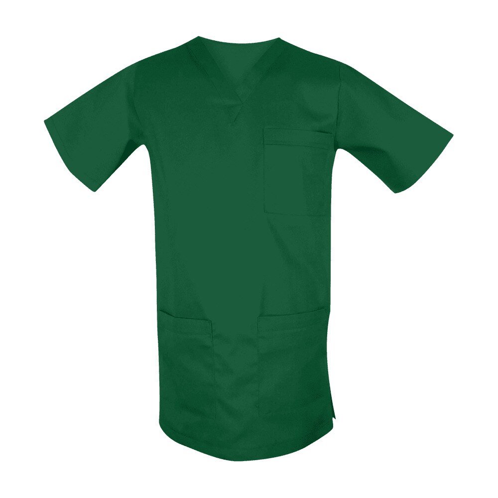 Halat Medical Unisex cu Anchior, Verde Inchis, S