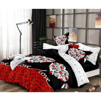 Lenjerie de pat dublu, finet, 6 piese, Ralex Pucioasa, FN136 Lenjerie de pat dublu, finet, 6 piese, Ralex Pucioasa, FN136