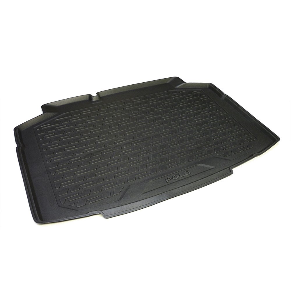 Tava portbagaj originala Volkswagen Polo (AW1) 2018->, poliuretan expandat, podea joasa, Negru