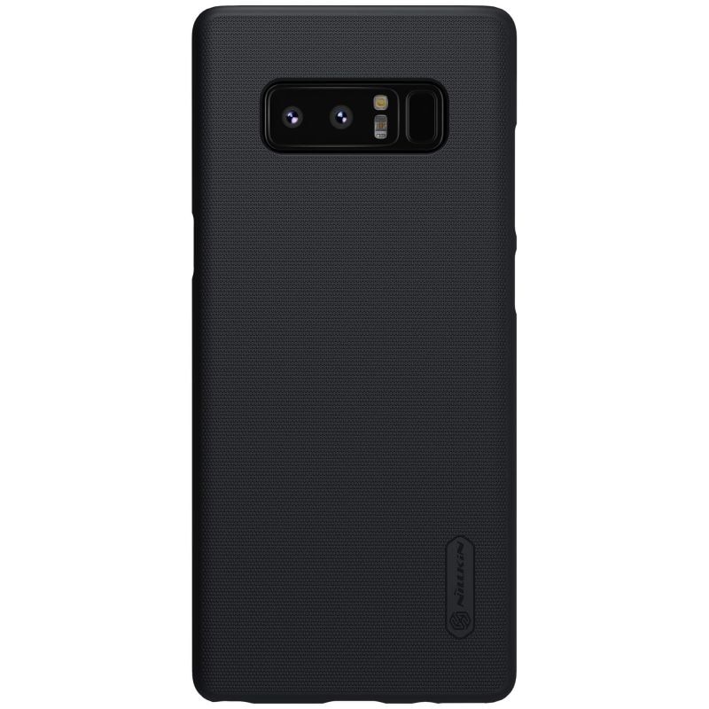 Husa pentru Samsung Note 8 - plastic slim, mat, texturat, flexibil, protectie spate, Nillkin Frosted iShield, Neagra