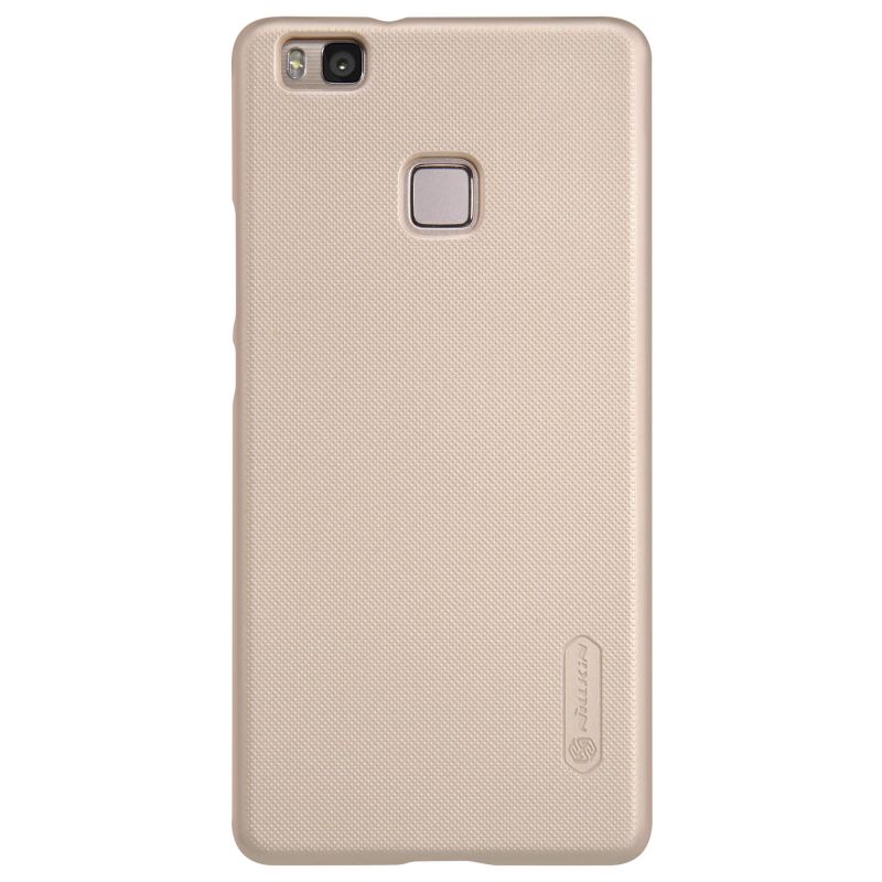 Husa pentru Huawei P9 Lite (2016) - plastic slim, mat, texturat, flexibil, protectie spate, Nillkin Frosted iShield, Aurie