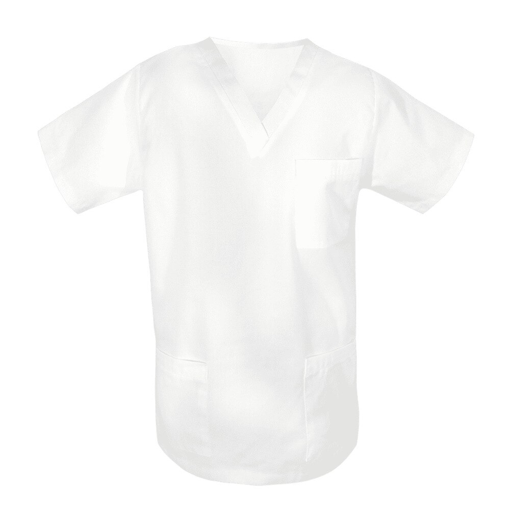 Halat Medical Unisex cu Anchior, Alb, S