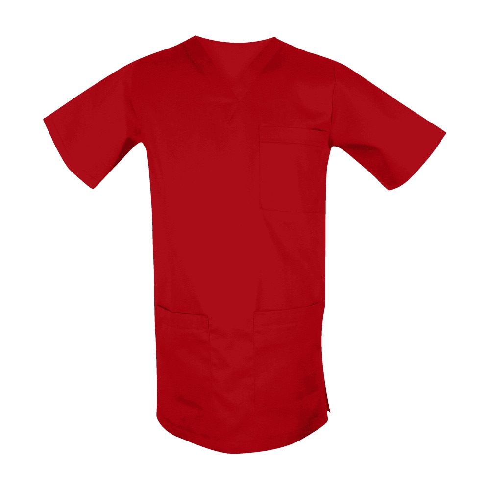 Halat Medical Unisex cu Anchior, Rosu, S