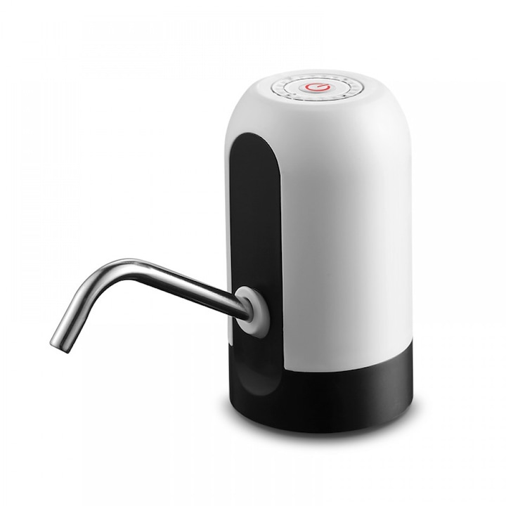 Диспенсър за вода Iskobob, Автоматична мини електрическа помпа, USB, бял