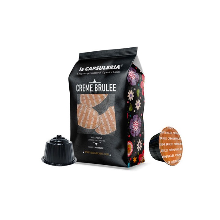 LA CAPSULERIA CREME BRULEE Kávékapszula készlet, 10 darab, Nescafe Dolce Gusto készülék kompatibilis