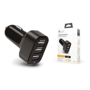 Incarcator auto universal LIBOX LB0087,3xUSB, QuickCharge, 5.2A (2x 2.1A + 1x 1A) Incarcator auto universal LIBOX LB0087,3xUSB, QuickCharge, 5.2A (2x 2.1A + 1x 1A)