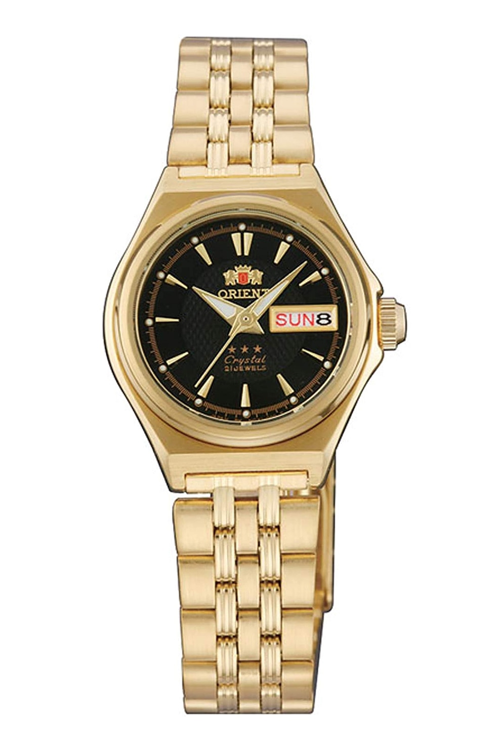 ORIENT, Ceas automatic din otel inoxidabil, Auriu/Negru