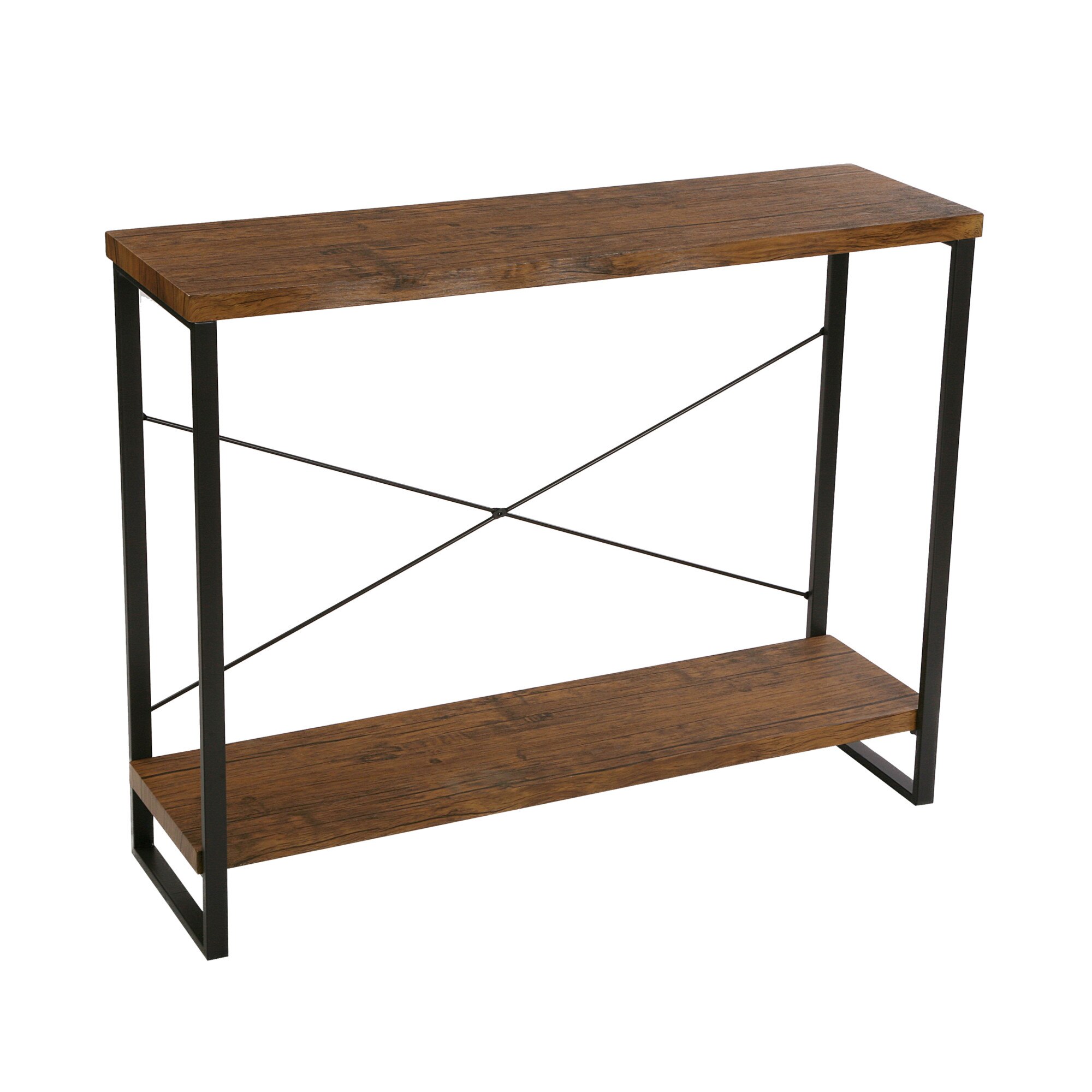 Raft, Versa, Taline, 100 x 30 x 80 cm, MDF, maro si negru