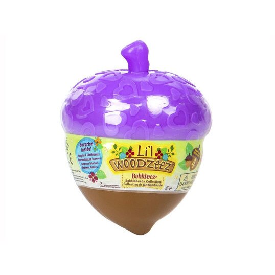 Ghinda cu mini animalut surpriza Bobblehead Woodzeez Camomille