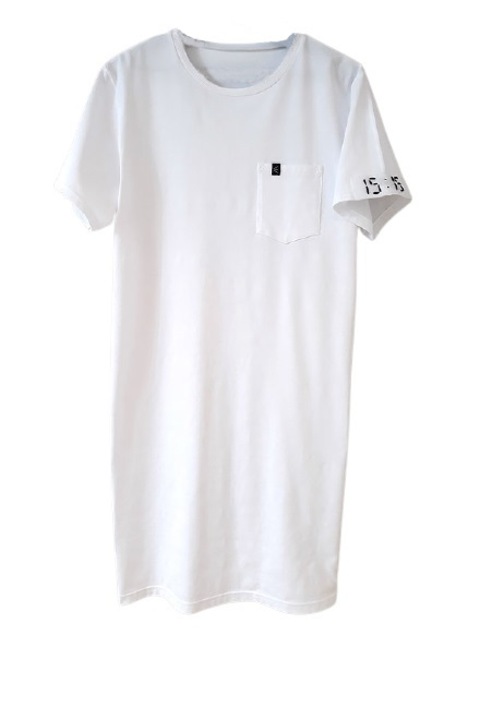 Rochie tip Tricou, Welika, Alb, Alb