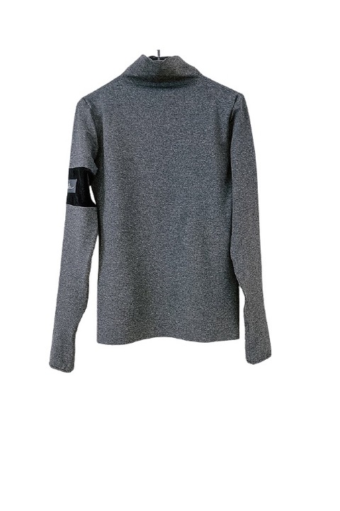 Bluza dama, Welika, Guler Inalt, Marimea 38, Gri/Negru