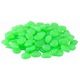 Zola® Dekoratív Kő készlet, Foszforeszkáló, 100 db, 2-3 cm méretű, Zöld
