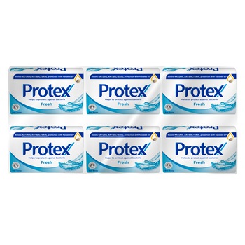 Pachet promo: 6 x Sapun solid Protex Fresh, 90 g Pachet promo: 6 x Sapun solid Protex Fresh, 90 g
