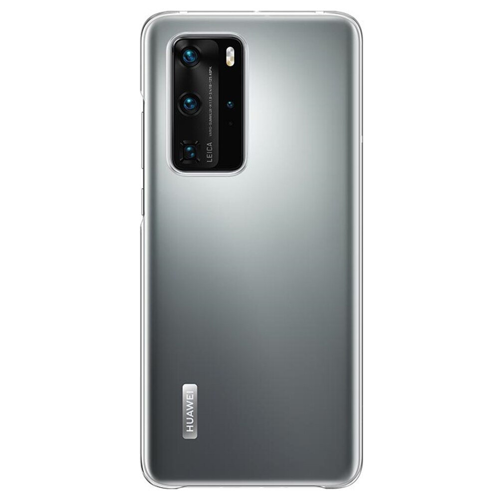Husa de silicon Clear compatibila cu Huawei P40 Pro, Transparent