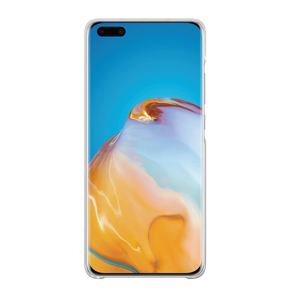 Husa de silicon Clear compatibila cu Huawei P40 Pro, Transparent