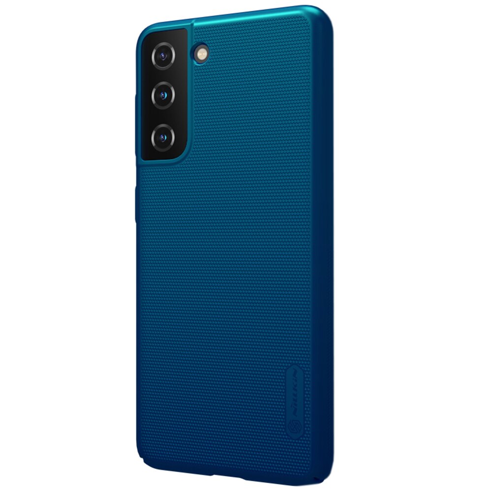 Carcasa Nillkin Frosted Shield compatibila Samsung Galaxy S21, Albastru