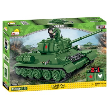 Set de constructie Cobi, Tanc T34-85 2021 Edition, 668 piese Set de constructie Cobi, Tanc T34-85 2021 Edition, 668 piese