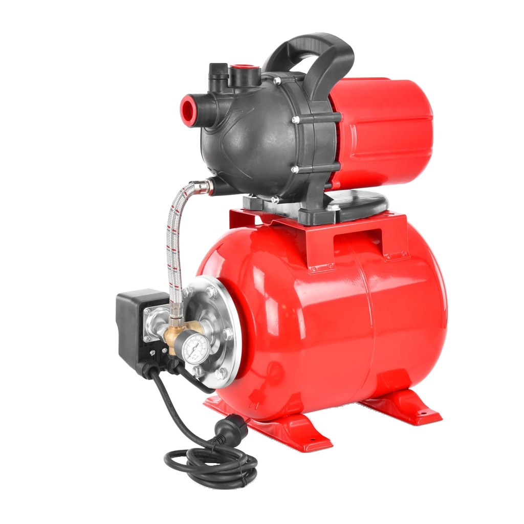 Hidrofor Breckner HE 24-900, putere 900 W, butelie 24 litri, 2.4-3.8 bari, inaltime refulare 45 m, debit maxim 57 l/min