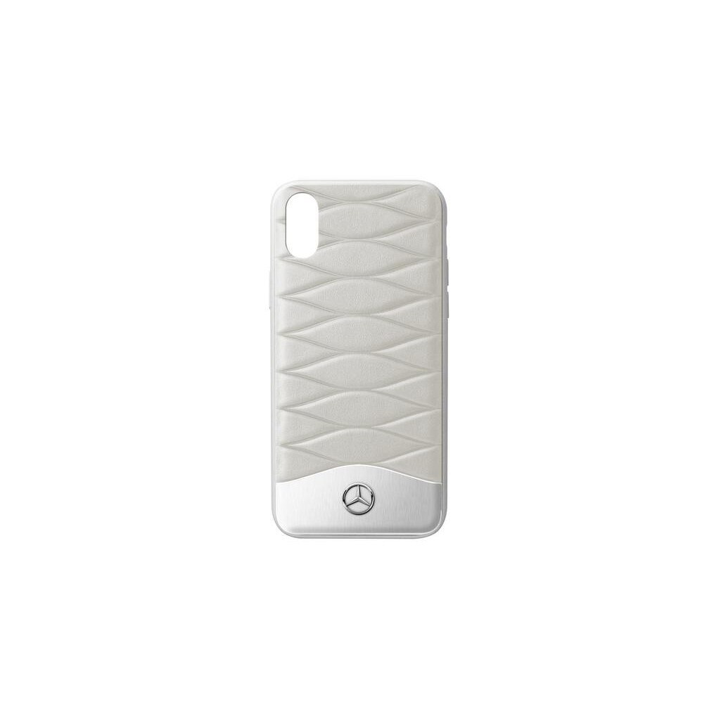 Carcasa de protectie gri, compatibila cu iPhone X/XS, Originala Mercedes