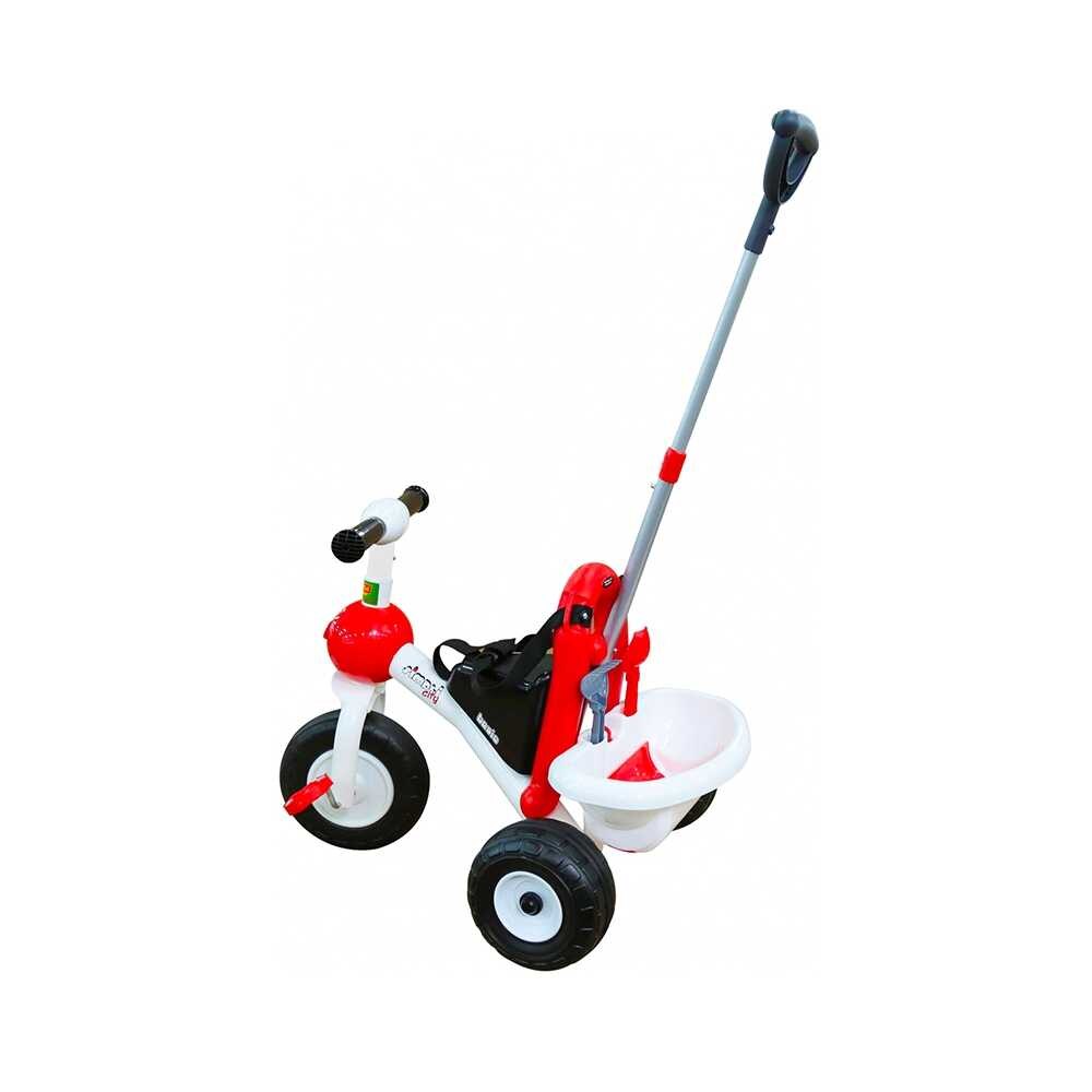 Tricicleta cu pedale si maner, 68x46x50 cm, Polesie, Robentoys