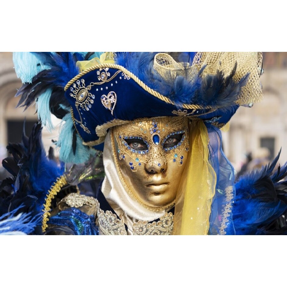 Tablou canvas Portrait55 Masca carnaval2, 60 x 40 cm