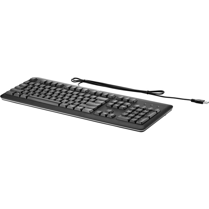Tastatura HP QY776AA, USB, Negru