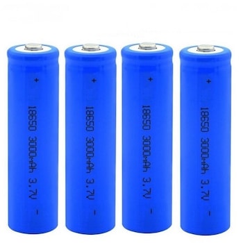 Set 4 Acumulatori 18650 - 3.7V Li-Ion 3000 MAh Set 4 Acumulatori 18650 - 3.7V Li-Ion 3000 MAh