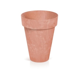 Ghiveci decorativ de flori, rotund, maro, 27.6x34.9 cm, Cube Beton Ghiveci decorativ de flori, rotund, maro, 27.6x34.9 cm, Cube Beton