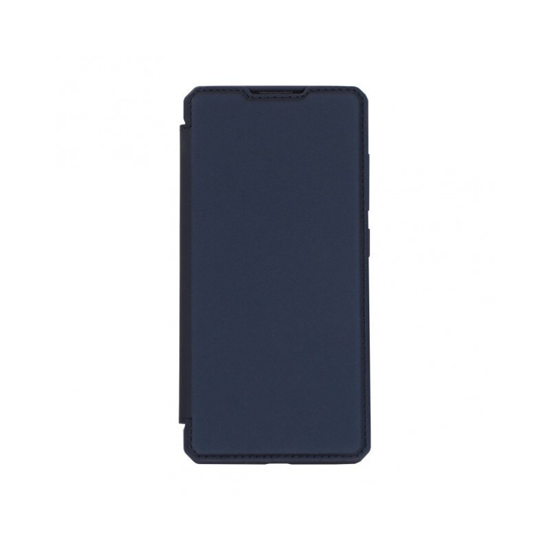 Husa Premium Flip Cover Duxducis Skin X Compatibila Cu Samsung Galaxy S21 Ultra, Albastru Navy