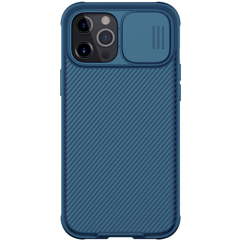Husa Magnetica protectie spate si camera foto albastru, pentru Apple iPhone 12 Mini (5.4) Nillkin CamShield Pro Case