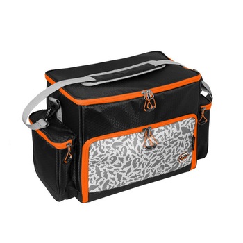 Geanta cu cutii pescuit, Delphin, Model Atak Carry All Space Dimensiuni 53x30x35cm Geanta cu cutii pescuit, Delphin, Model Atak Carry All Space Dimensiuni 53x30x35cm