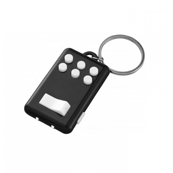 Breloc Flip & Click, lanterna 2 LED-uri, butoane Digitatie, anti-stres, concentrare, Negru Breloc Flip & Click, lanterna 2 LED-uri, butoane Digitatie, anti-stres, concentrare, Negru