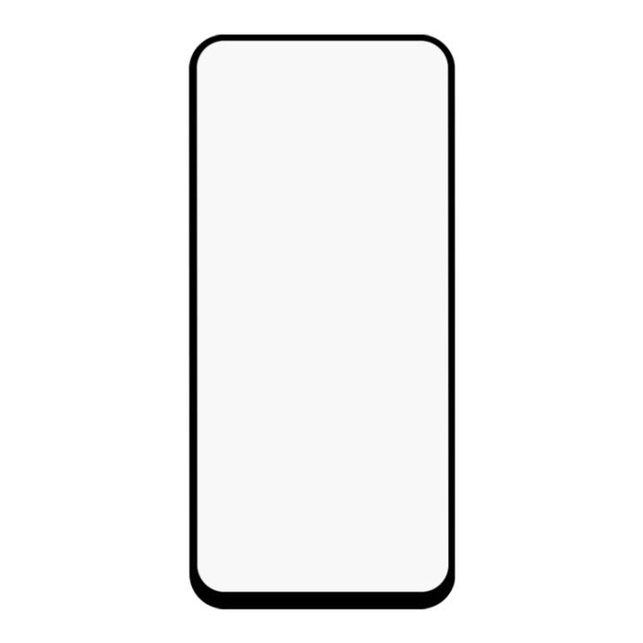 Oppo A72-vel kompatibilis üvegvédő fólia, 3D fekete, Edzett üveg, Viceversa