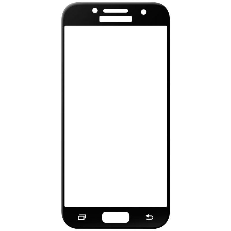Folie sticla securizata compatibila cu Samsung Galaxy A5 2017, 3D Negru, FULL SCREEN,Tempered Glass, Antisoc, Viceversa