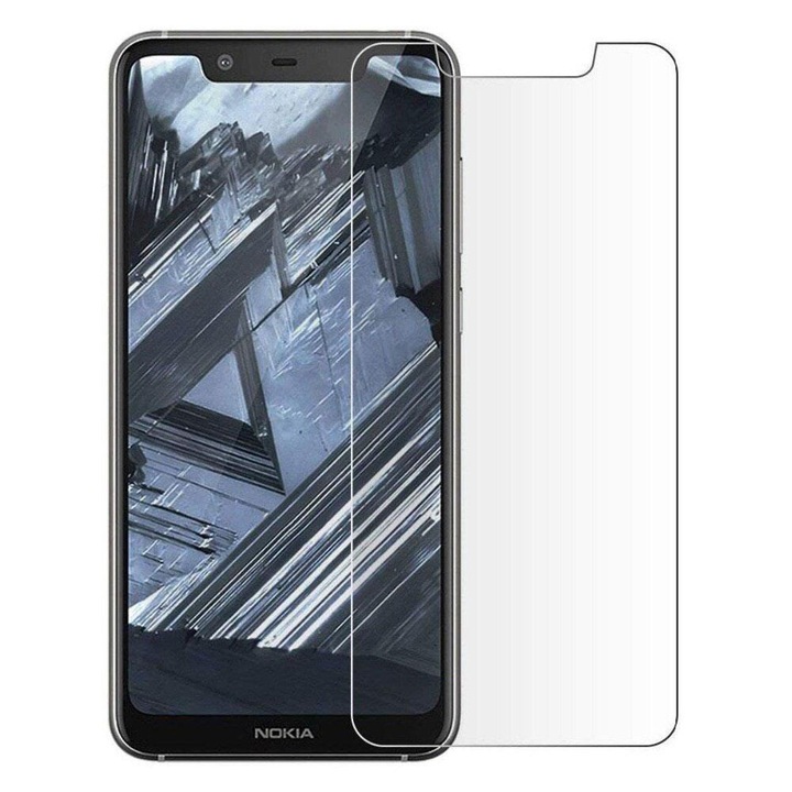 Biztonságos üvegfólia kompatibilis a Nokia 5.1 Tempered Glass, Antisoc és fordítva