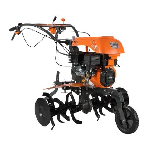 Motocultor MC 800, 8 Cp, cu roti, plug si rarita, OMC