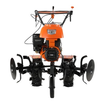 Motocultor MC 800, 8 Cp, cu roti de cauciuc, plug ,rarita, prasitoare si roti metalice, OMC Motocultor MC 800, 8 Cp, cu roti de cauciuc, plug ,rarita, prasitoare si roti metalice, OMC