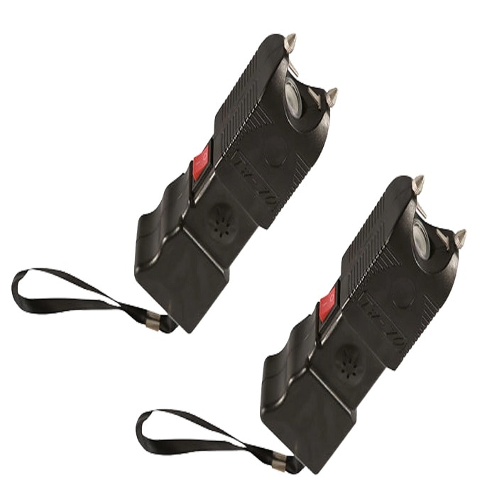 Set 2 electrosocuri cu husa si snur, Tw-10, negre