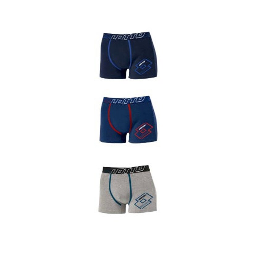 Set 3 perechi boxeri, baieti, Lotto, Multicolor