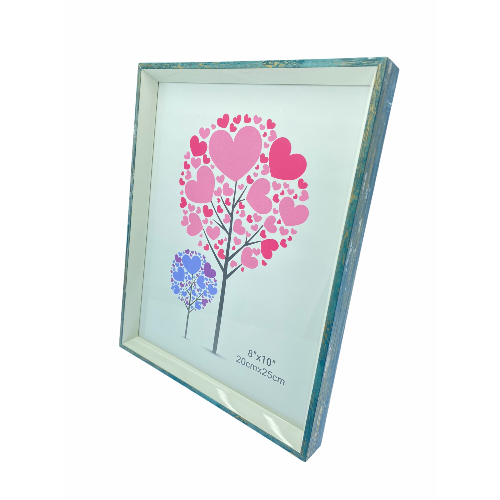 Rama foto lemn , Atelier, Albastru, 20x25cm