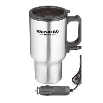 Cana termos HB1460, Capacitate 450 ml, pentru auto , cu alimentare la bricheta masinii 12 V Cana termos HB1460, Capacitate 450 ml, pentru auto , cu alimentare la bricheta masinii 12 V