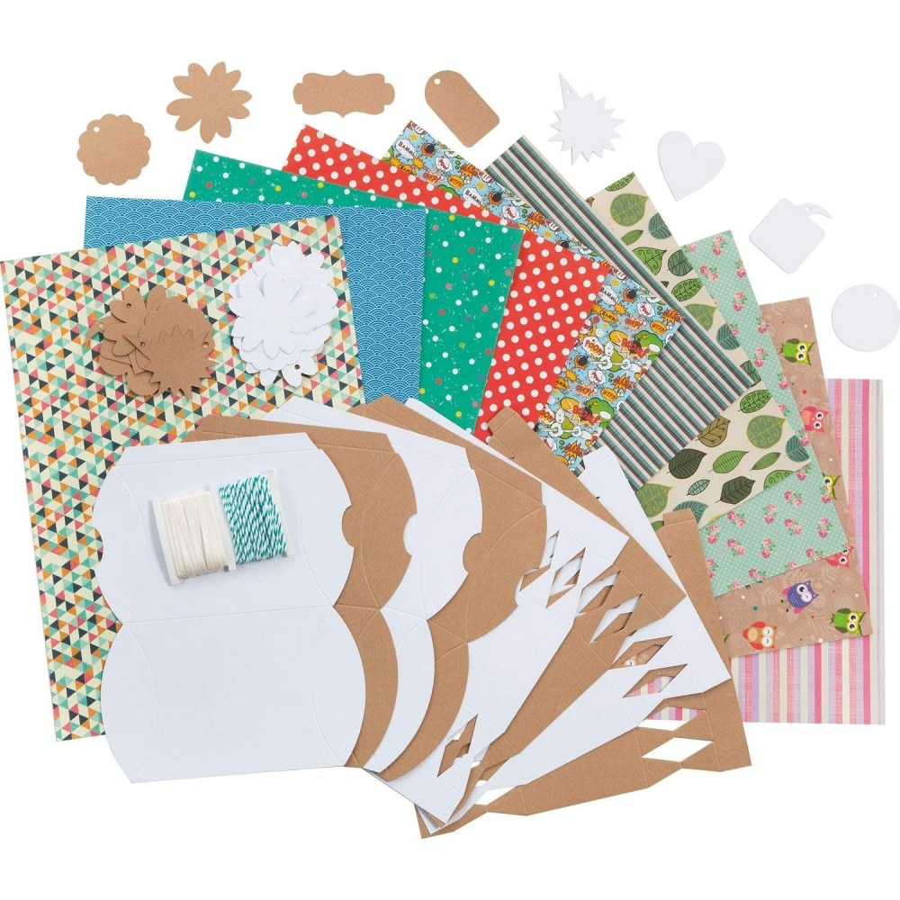 Set creativ cutii pentru cadou, 8 piese, Folia