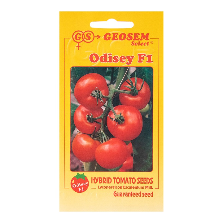Seminte tomate Geosem, Odisey F1 50 seminte, hibrid timpuriu, semideterminat