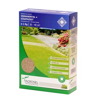 Seminte de Gazon Ornamental, Agrosel, 1 kg Seminte de Gazon Ornamental, Agrosel, 1 kg