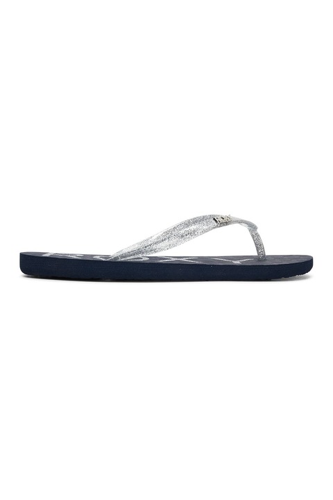 ROXY, Papuci flip-flop cu aspect stralucitor Viva Sparke