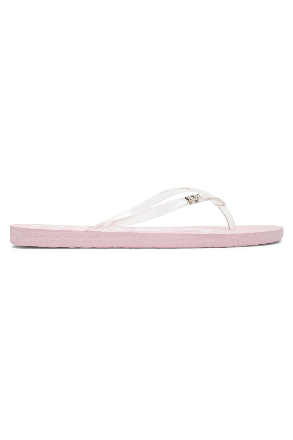 ROXY, Papuci flip-flop din material moale cu barete transparente Viva