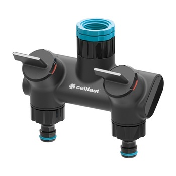 Distribuitor dublu Cellfast ERGO, 1/2 Distribuitor dublu Cellfast ERGO, 1/2