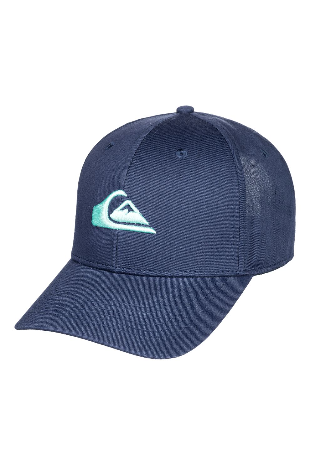 QUIKSILVER, Sapca cu capsa pe partea din spate si broderie logo Decades, Albastru inchis