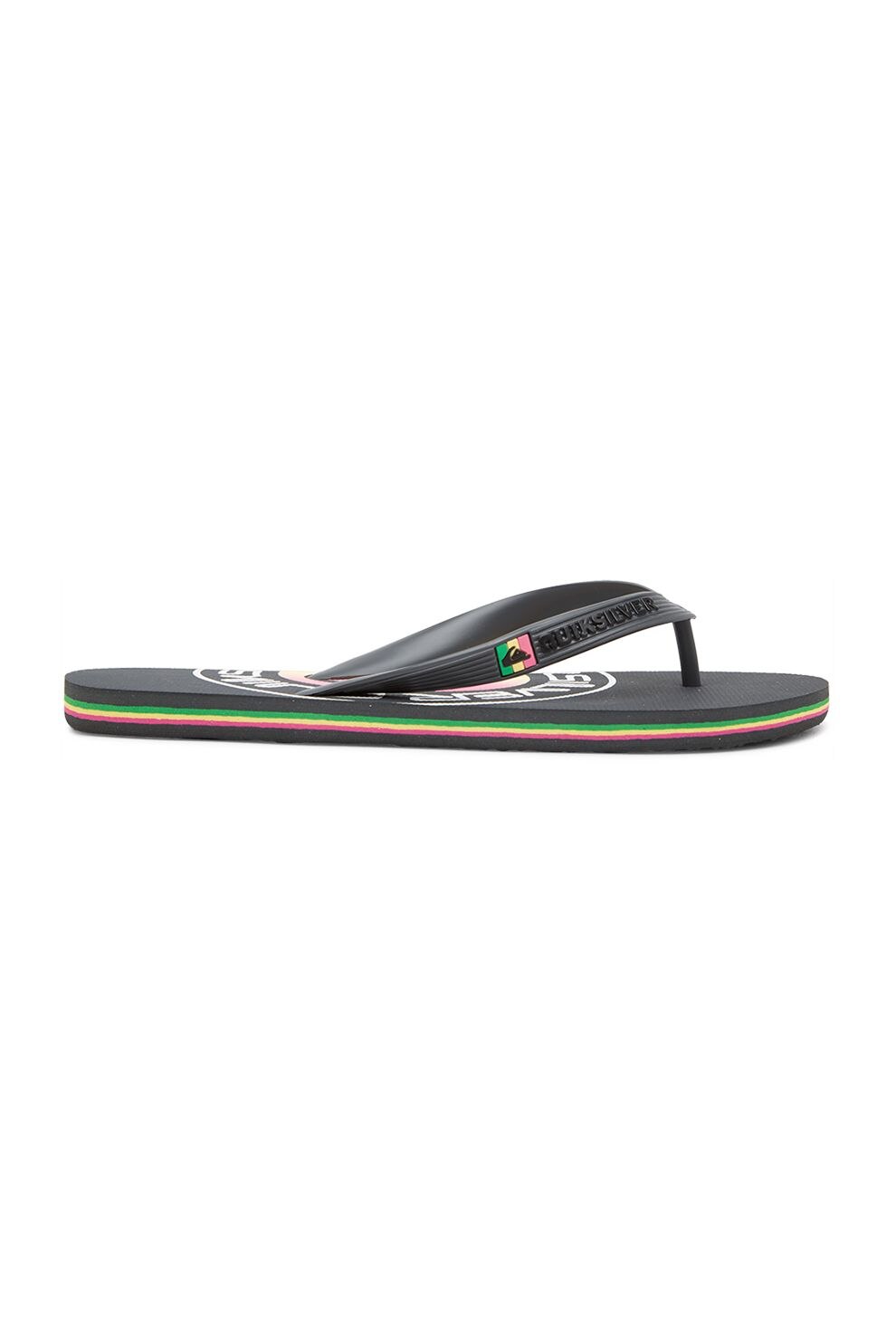 QUIKSILVER, Papuci flip-flop cu logo in relief Molokai Pulse