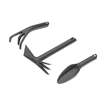 Set 3 unelte pentru gradina BASIC Cellfast, lopata mica, cultivator, sapaliga, negru Set 3 unelte pentru gradina BASIC Cellfast, lopata mica, cultivator, sapaliga, negru